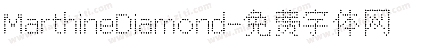 MarthineDiamond字体转换