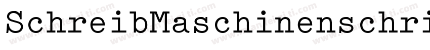 SchreibMaschinenschriftBQ字体转换
