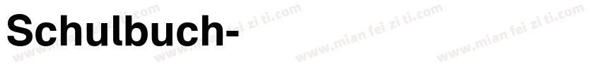 Schulbuch字体转换