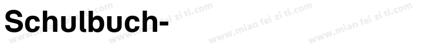 Schulbuch字体转换
