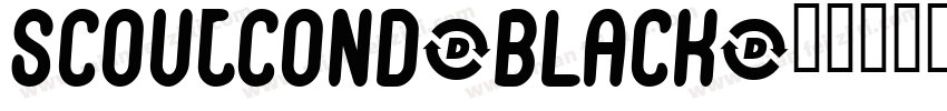 scoutcond-black字体转换