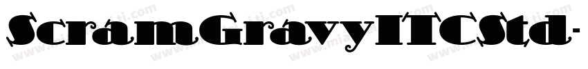 ScramGravyITCStd字体转换