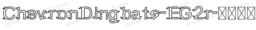 ChevronDingbats-EG2r字体转换