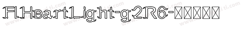 FlHeartLight-g2R6字体转换