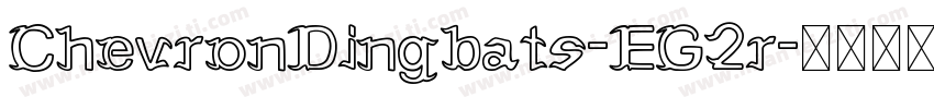 ChevronDingbats-EG2r字体转换