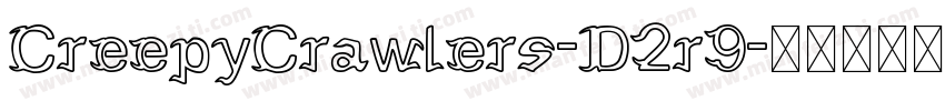 CreepyCrawlers-D2r9字体转换