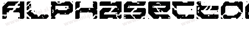 AlphaSectorRegular字体转换