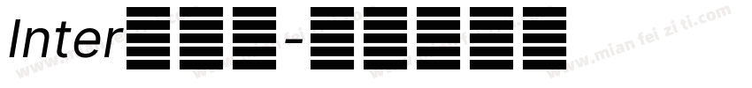Inter转换器字体转换
