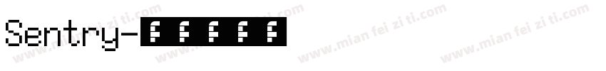 Sentry字体转换