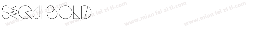 Sequi-Bold字体转换