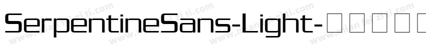 SerpentineSans-Light字体转换