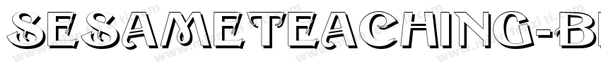 SesameTeaching-Black字体转换