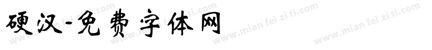 硬汉字体转换
