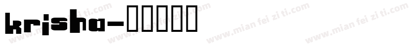Krisha字体转换