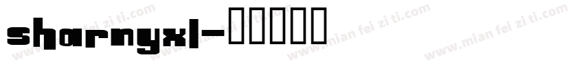 SHARNYXL字体转换
