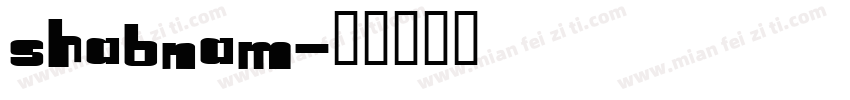 Shabnam字体转换