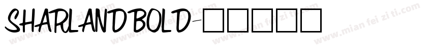 SHARLANDBOLD字体转换