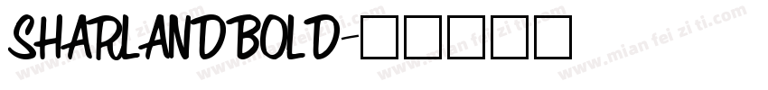 SHARLANDBOLD字体转换