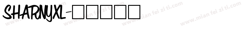 SHARNYXL字体转换
