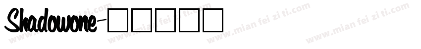 Shadowone字体转换