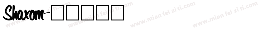 Shaxom字体转换