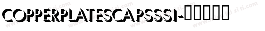 CopperplateSCapsSSi字体转换