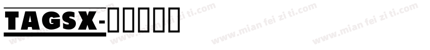 TAGSX字体转换