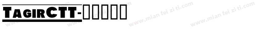 TagirCTT字体转换