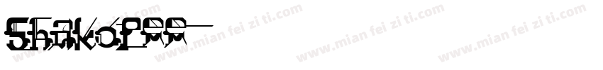 Shakopee字体转换