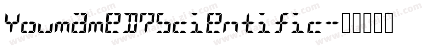 YoumameD7Scientific字体转换