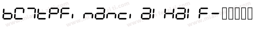 BW7tpFinancialHalf字体转换