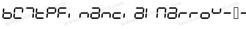 BW7tpFinancialNarrow-中字体转换