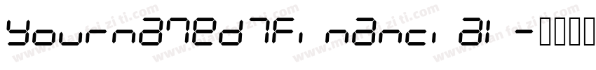 YournameD7Financial字体转换