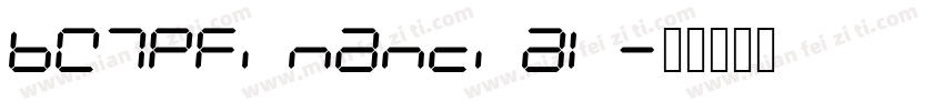 BW7pFinancial字体转换