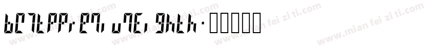 BW7tpPremiumEighth字体转换
