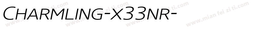 Charmling-x33nr字体转换
