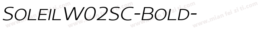 SoleilW02SC-Bold字体转换