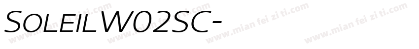 SoleilW02SC字体转换