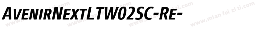 AvenirNextLTW02SC-Re字体转换