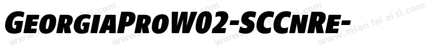GeorgiaProW02-SCCnRe字体转换
