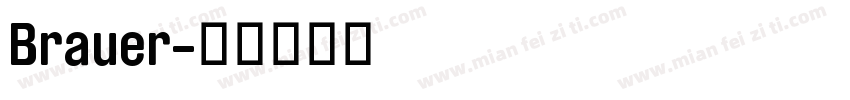 Brauer字体转换