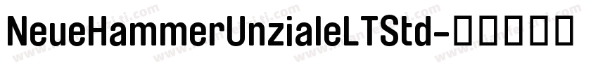 NeueHammerUnzialeLTStd字体转换