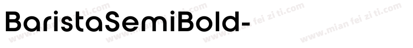 BaristaSemiBold字体转换