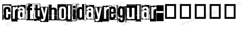 craftyholidayregular字体转换
