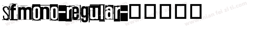 sfmono-regular字体转换