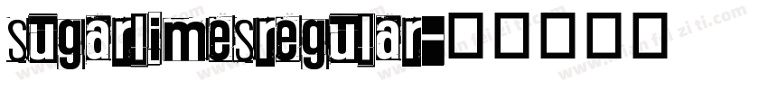 sugarlimesregular字体转换