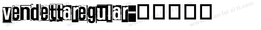 vendettaregular字体转换