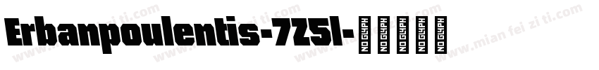 Erbanpoulentis-7Z5l字体转换