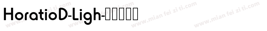 HoratioD-Ligh字体转换