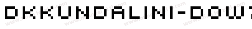 Dkkundalini-doW7字体转换